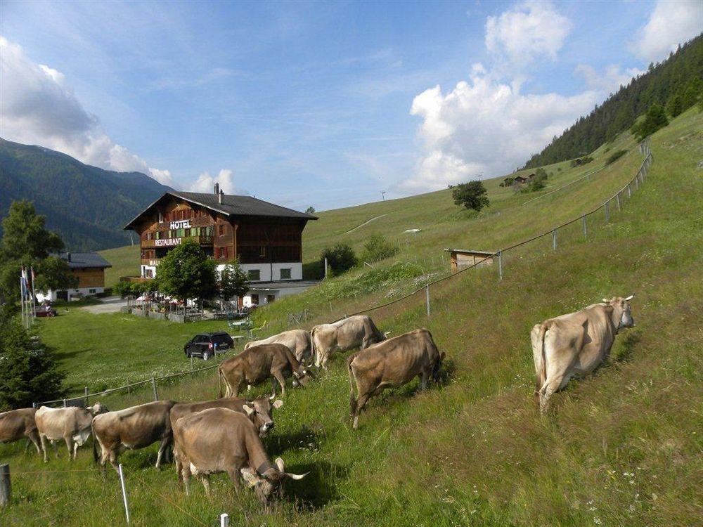 Hotel Restaurant Walliser Sonne Reckingen Exteriör bild